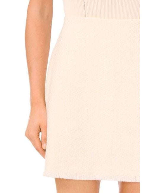 Ted Baker White Tweed Miniskirt