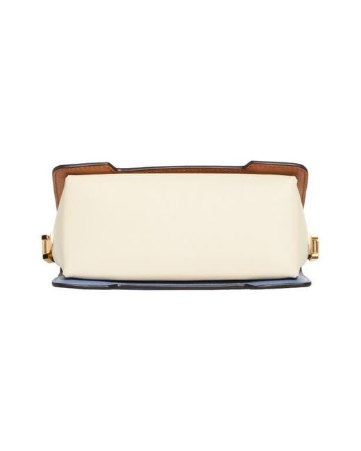 Marni Blue Mini Trunkaroo Colorblock Leather Shoulder Bag