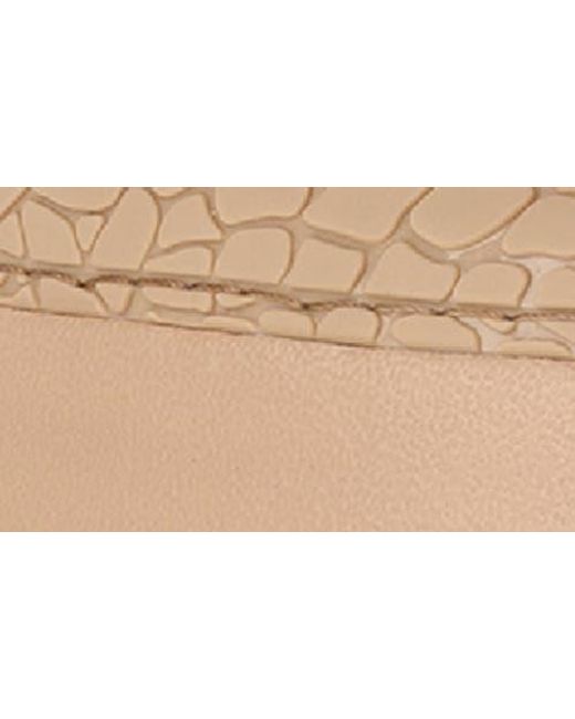 Ugg Brown Goldenglow Embossed Platform Sandal
