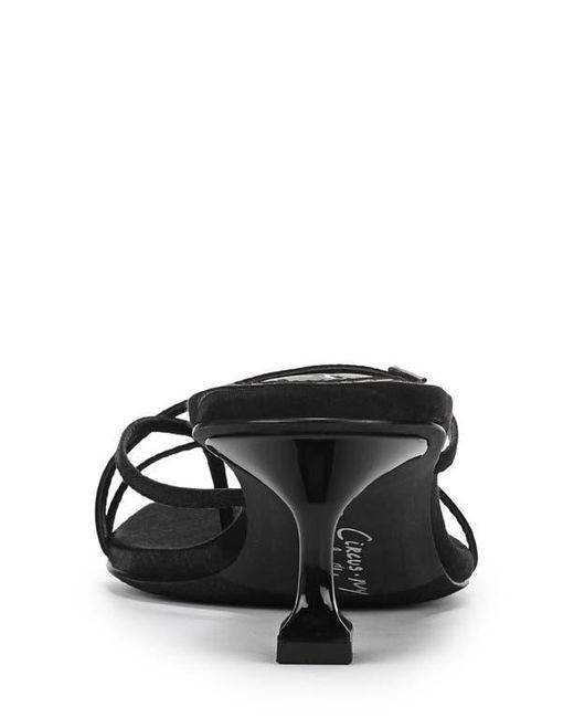 Circus by Sam Edelman Black Juliet Kitten Heel Slide Sandal