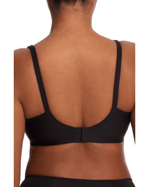 Natori Black Harmony Smooth Back Underwire Bra