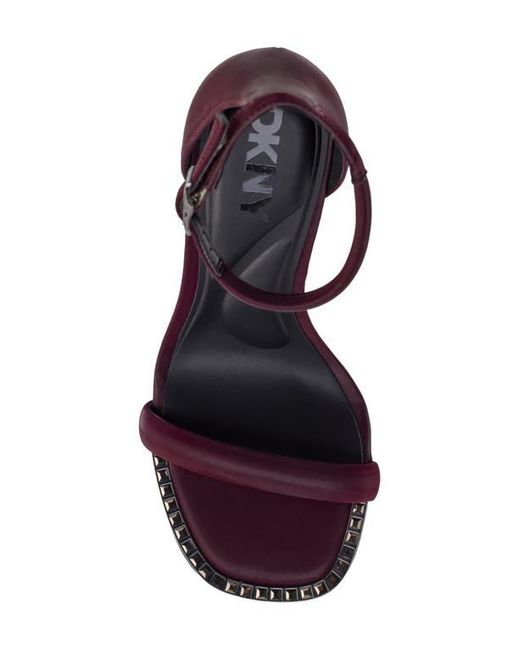 DKNY Purple Waylin Ankle Strap Sandal