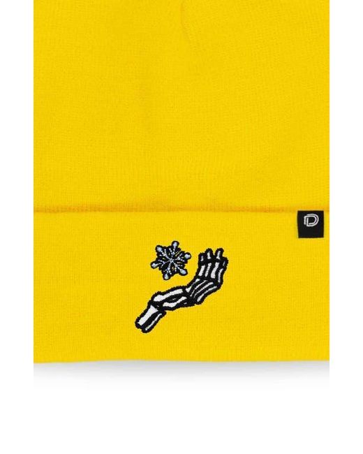 Alix Yellow Chill Touch Beanie for men