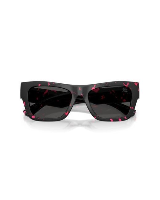 Burberry Black 53Mm Rectangle Sunglasses