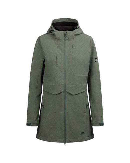 Trespass Green Aylmer Soft Shell Jacket