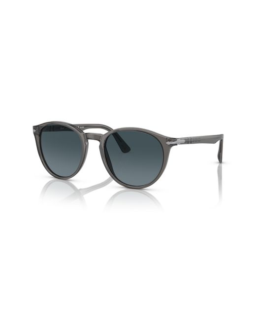 Persol Black 49mm Gradient Polarized Phantos Sunglasses for men