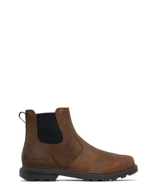 Sorel Carson Waterproof Chelsea Boot in Brown for Men Lyst