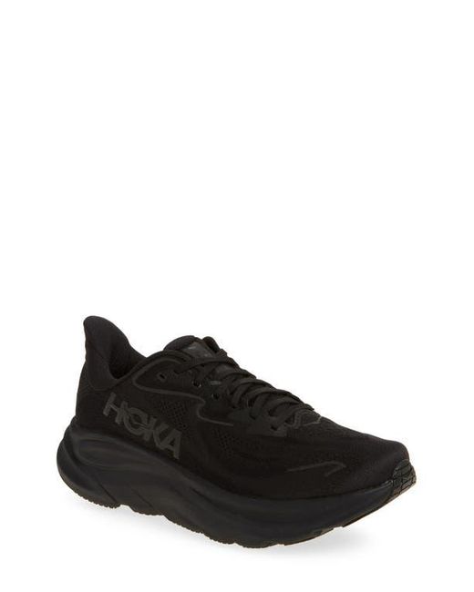 Hoka One One Black Clifton 10 Running Shoe for men