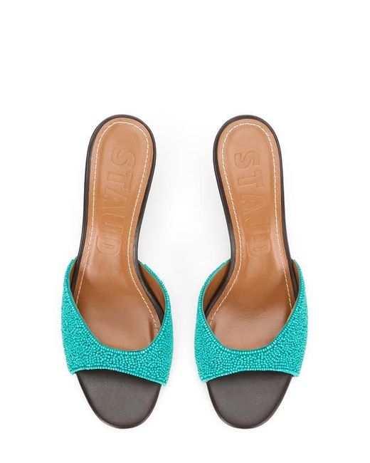 Staud Blue Brigitte Slide Sandal