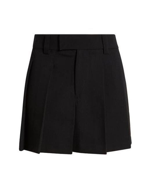Open Edit Black The Icon Pleated Miniskirt
