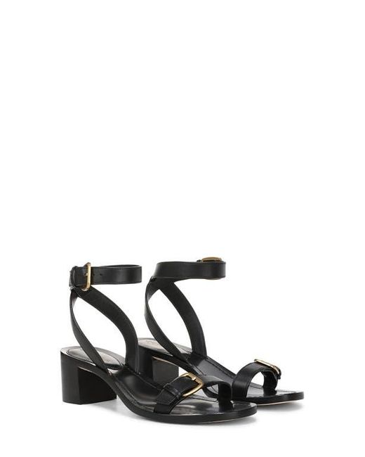 Veronica Beard Black Elia Ankle Strap Sandal