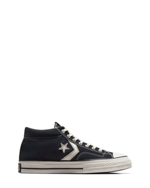 Converse Black All Star Star Player 76 Mid Top Sneaker for men