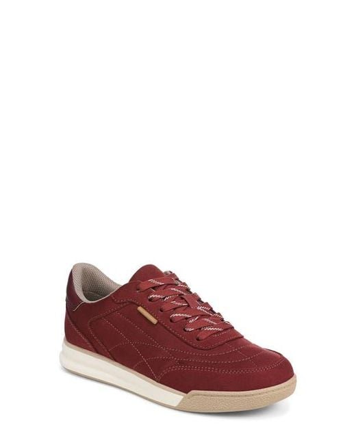 Dr. Scholls Red Throwback Lace Sneaker