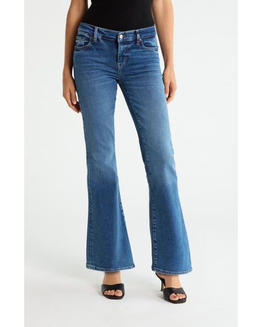 FRAME Blue The Pixie Low Rise Bootcut Jeans