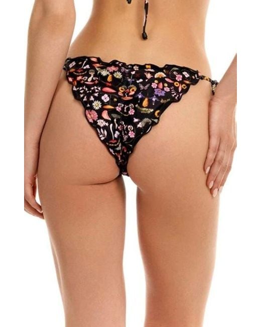 Agua Bendita Black Alegra Mbara Side Tie Bikini Bottoms