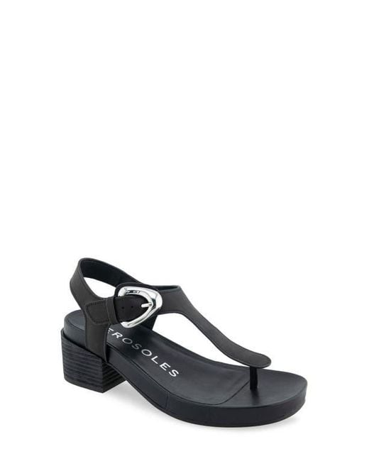 Aerosoles White California T-Strap Sandal