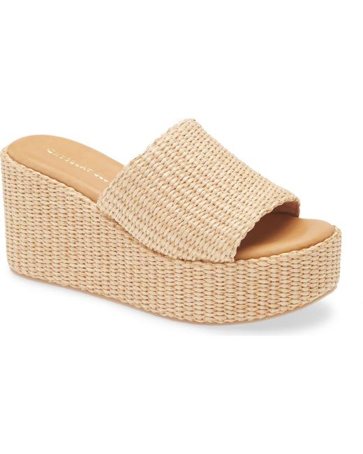 Chocolat Blu Natural Jam Platform Wedge Sandal