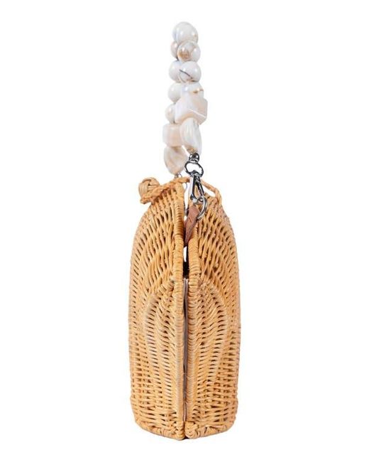 Jelavu Natural Shellie Shell Basket Bag