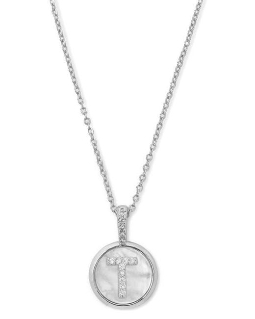 Melinda Maria Blue Baby Love Letters Initial Pendant Necklace