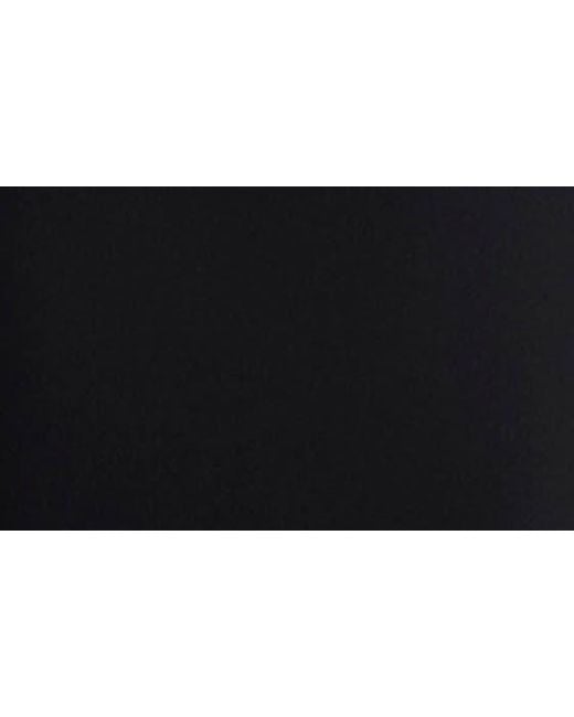 Tadashi Shoji Black Lace & Crepe A-line Gown
