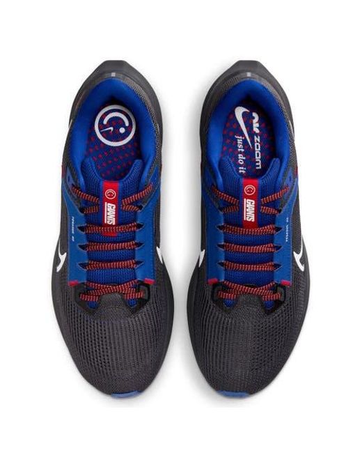 Nike New York Giants Zoom Pegasus 40 Running Shoe in Blue Lyst