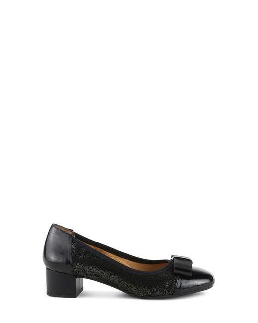 Spring Step Black Paulette Bow Pump