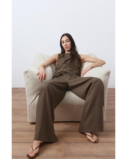 Mango Brown Pantalon Tatu Drawstring Pants