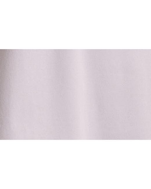Hanro Purple Kalea Floral Tulle Trim Cotton Chemise