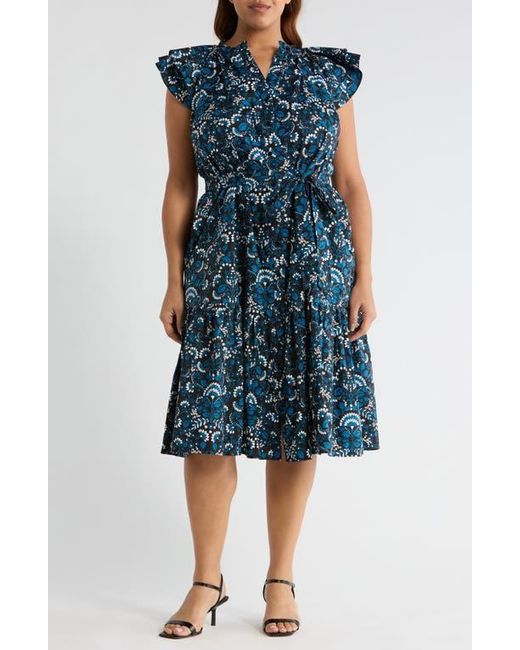knee length dresses for ladies Z-Supply , Etta Aspen Floral Midi Dress