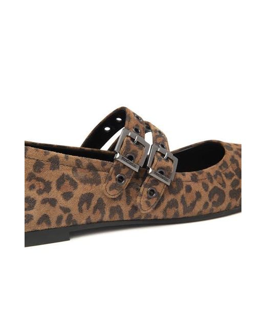 Nero Giardini Brown Double Strap Ballet Flat
