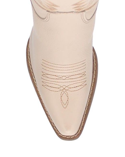 Dingo White Knee High Western Boot