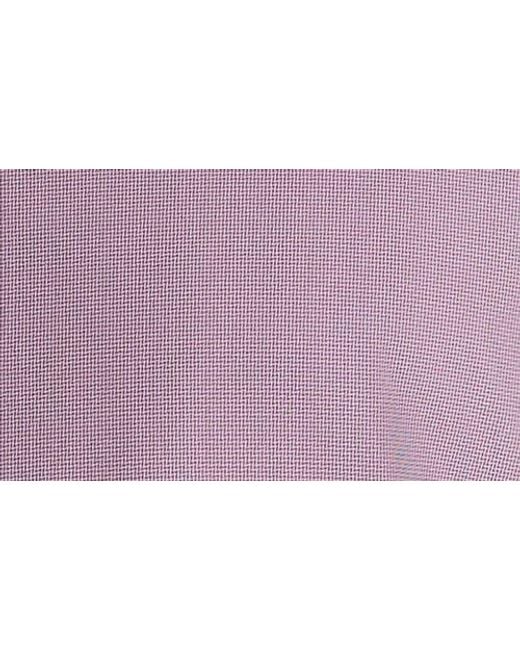 Bonobos Purple Tech Slim Fit Short Sleeve Button-Up Shirt for men