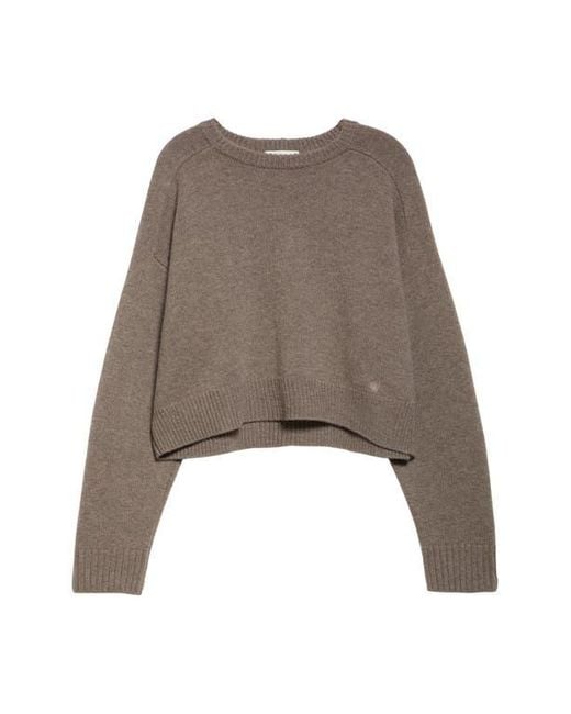 Loulou de Saison Brown Bruzzi Oversize Wool & Cashmere Sweater