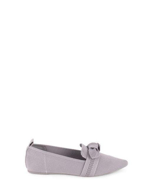 Tahari Purple Venice Flat