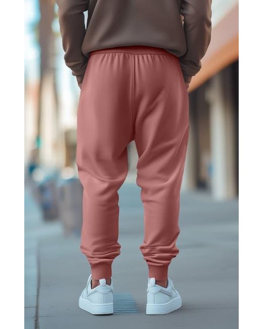 Alix Red Alien Midweight Fleece Jogger Pant for men