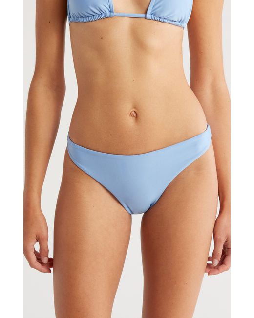 Volcom Blue Simply Seamless Skimpy Bikini Bottoms