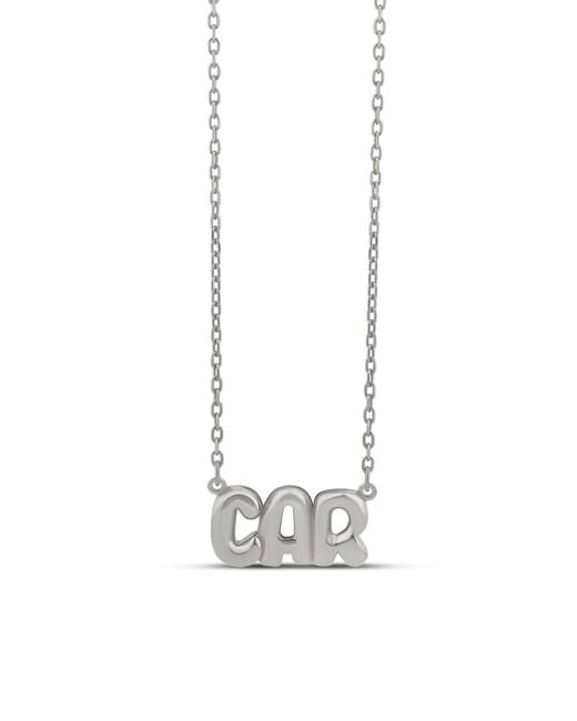 SHYMI White Helium Script Necklace