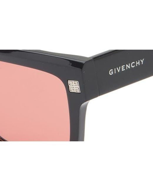 Givenchy Pink Gv Day Square Sunglasses