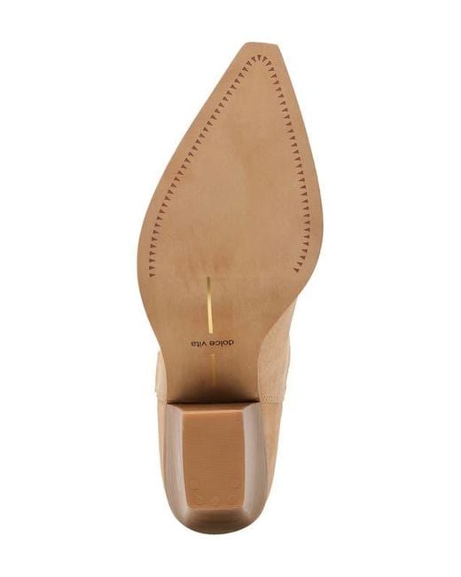 Dolce Vita Natural Ravena Cutout Western Boot