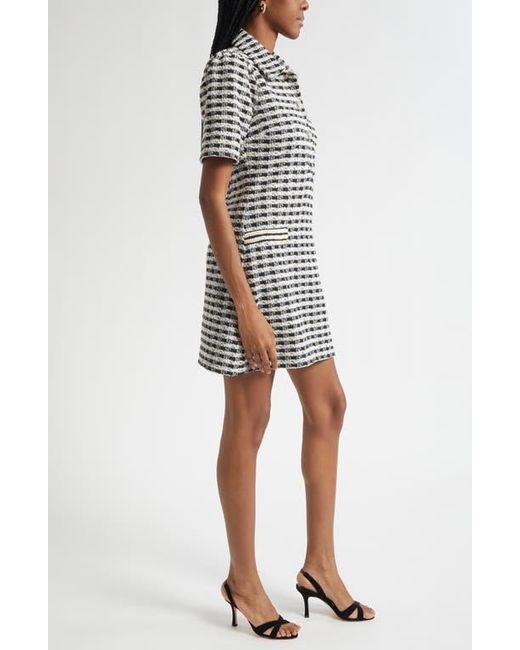 Ramy Brook Multicolor Marcella Metallic Bouclé Minidress