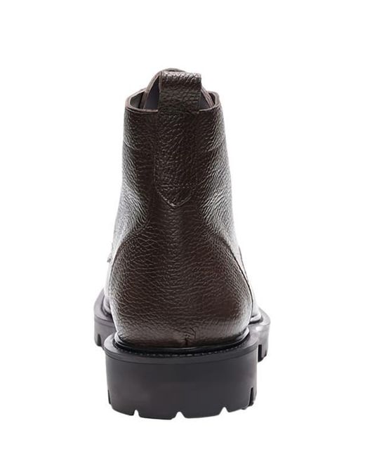 A. Veer Black Robert Lace-Up Boot for men