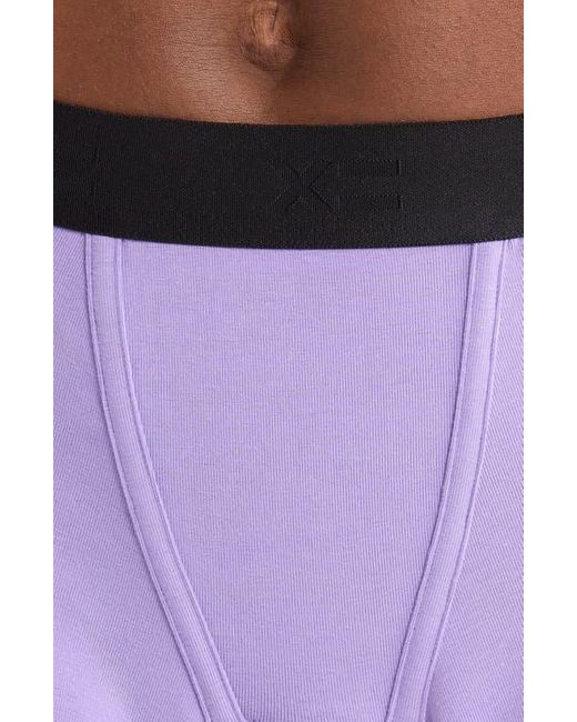 TOMBOYX Purple First Line Stretch Cotton Period 4.5-Inch Trunks