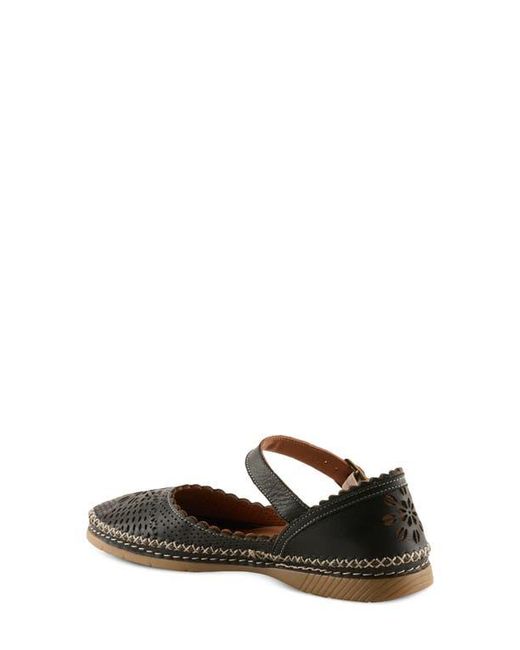 Spring Step Black Zabelle Mary Jane Flat