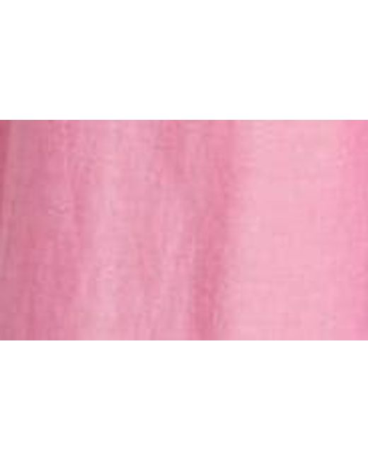 Nordstrom Pink Strappy Tie Waist Cotton & Silk Jumpsuit