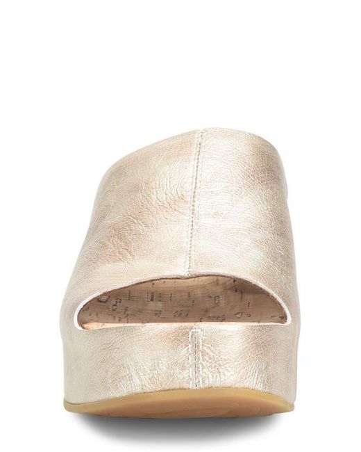 Kork-Ease Natural Yazmin Platform Slide Sandal