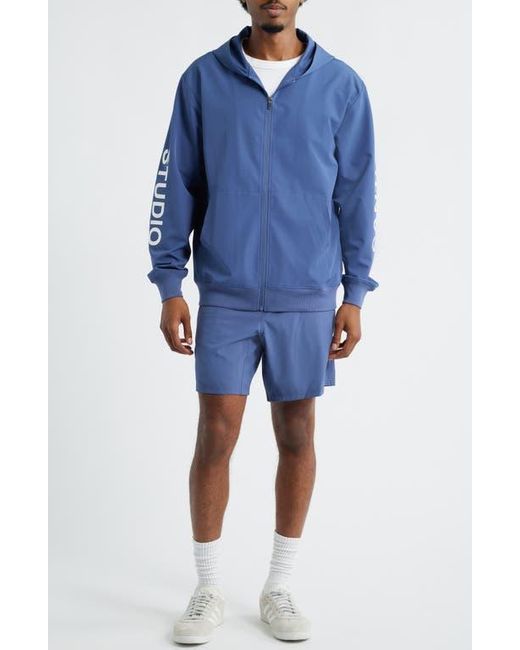 Saint Studio Blue Jett Lawrence Tempo Forever Tech Zip Jacket for men