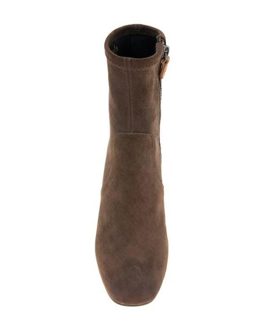 Gentle Souls Brown Elbert Block Heel Bootie
