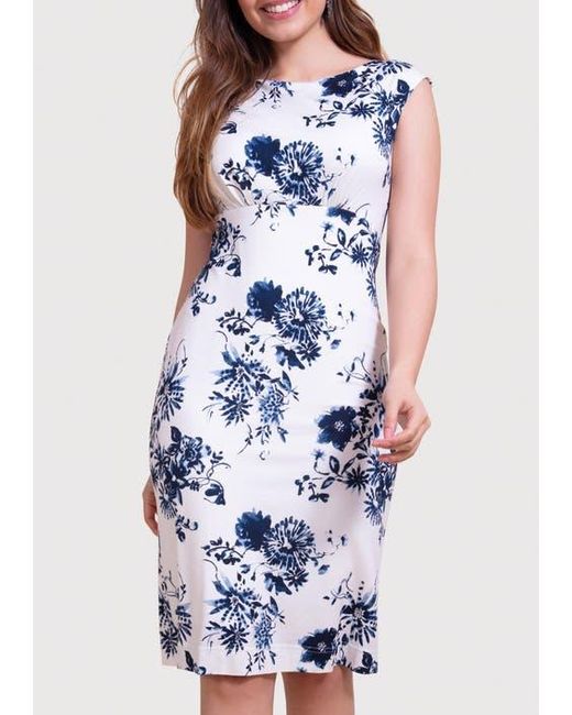 Alie Street London Blue Pippa Shift Dress