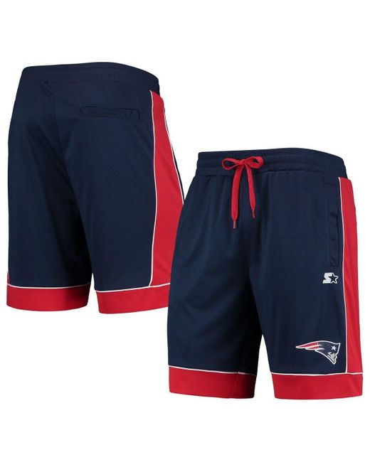 Starter Blue /red New England Patriots Fan Favorite Fashion Shorts At Nordstrom for men