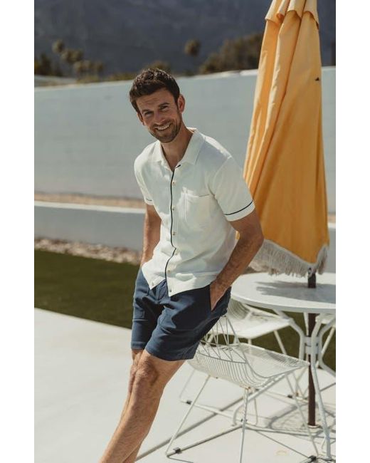 The Normal Brand Black Comfort Terry Utility Shorts for men